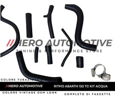Ritmo Abarth 130 TC Fiat Tubazioni Acqua In Gomma Finitura OEM Genuine
