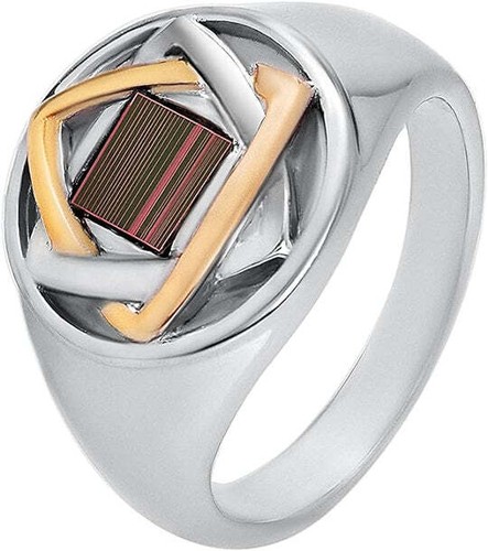 Anello argento oro - anello, in