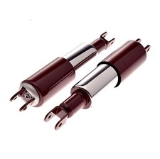 Coppia sospensioni ammortizzatori adatti per JAWA CZ 175 250 350 353 354 - rosso cromato