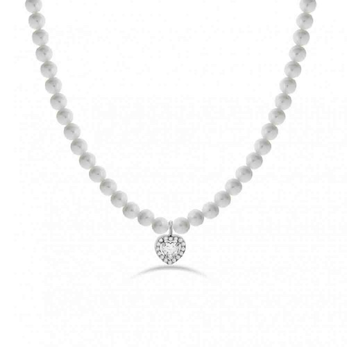 Collana donna acciaio - acciaio, silver