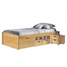 Letto Singolo a Doghe 90x200