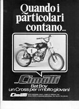 advertising Pubblicità -CICLOMOTORE CIMATTI BAT BOY CROSS 74-CICLOMOTORI  EPOCA