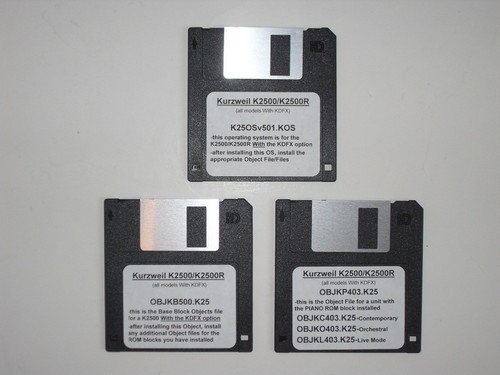 Kurzweil k2500 k2500r and - k2500, os