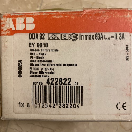 Abb blocco differenziale dda92 - abb,