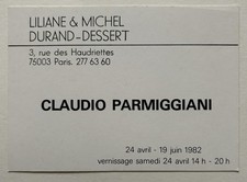 CLAUDIO PARMIGGIANI  - Carton