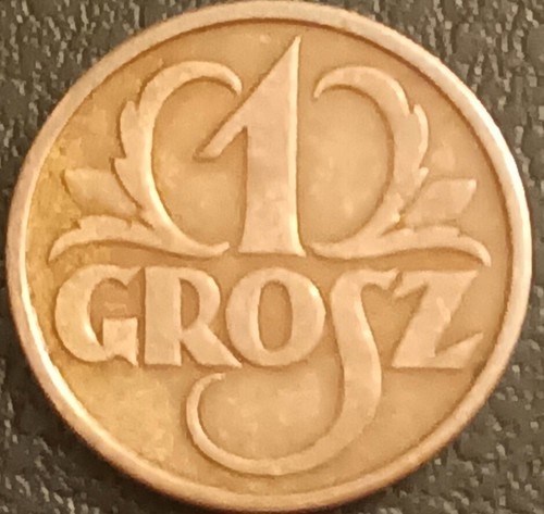 Polonia moneta grosy 1930 - polonia,