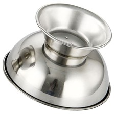 Tazza da barba in acciaio inox
