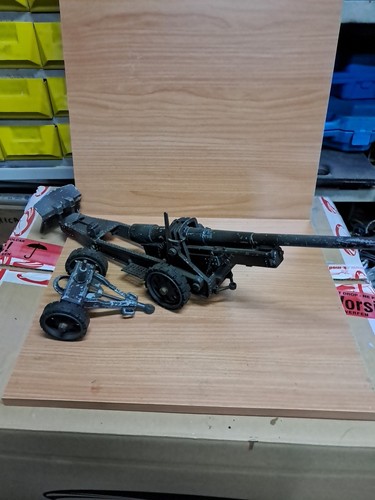 Cannone metallo con traino - cannone,