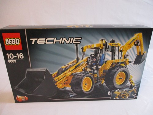 Lego backhoe loader technic - loader,