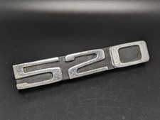 BMW 520 E 12 E12 LOGO SIGLA EMBLEMA FREGIO STEMMA SCRITTA TARGHETTA BADGE TARGA