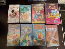 videocassette VHS Walt Disney originali lotto 16 pezzi cellofanati nuove