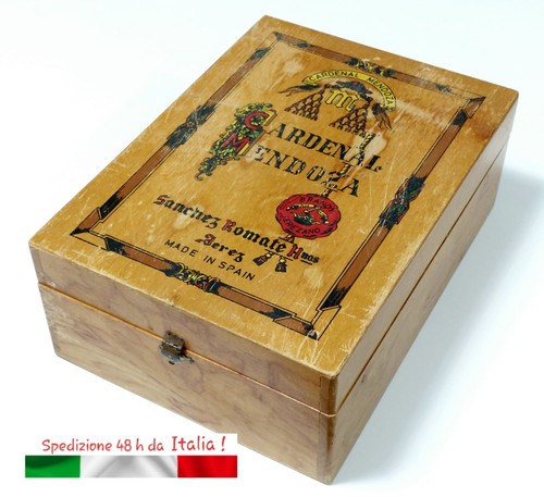 Antica cassa scatola legno - in,