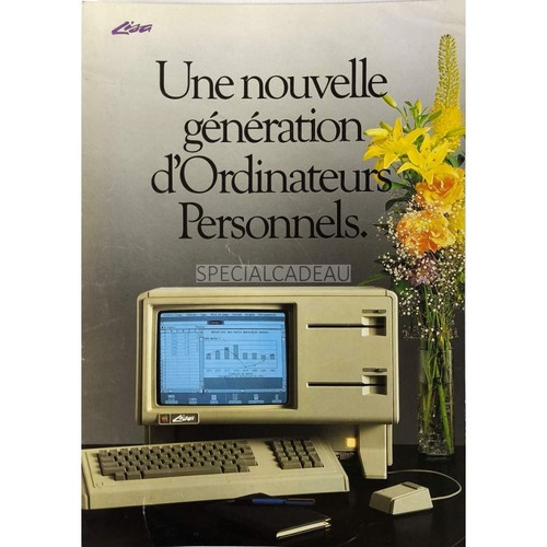 Dépliant apple lisa 1983 - apple,