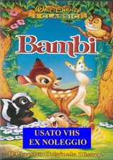 BAMBI - VHS EX NOLEGGIO  ANIMAZIONE