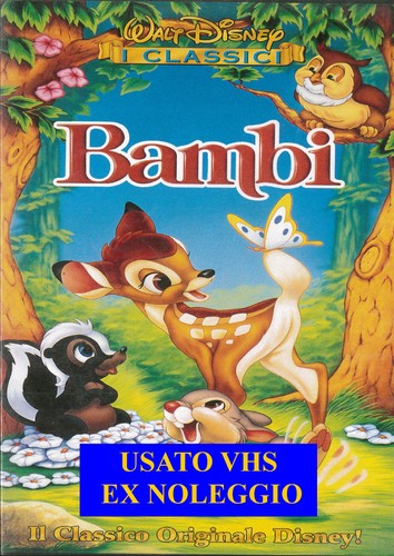Bambi vhs ex noleggio - vhs,