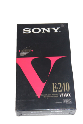 Videocassetta vhs sony - vhs,