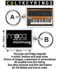 Moog keyring / fridge magnet - Minimoog, Prodigy, Opus