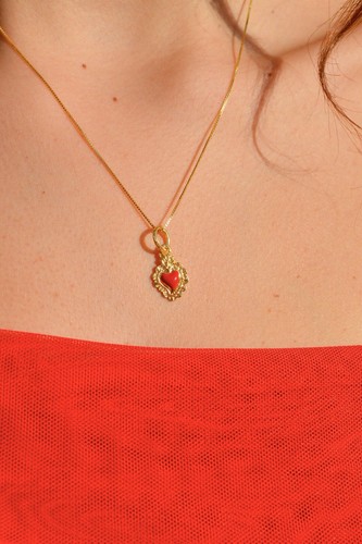Collana con ciondolo cuore