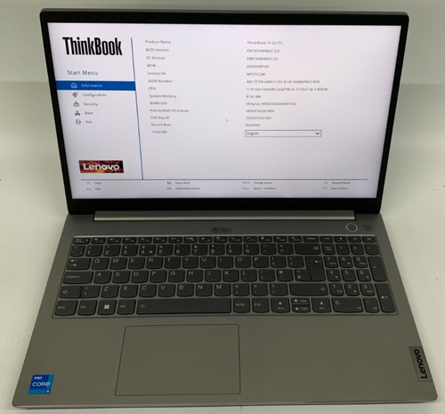 Lenovo thinkbook itl - 15,