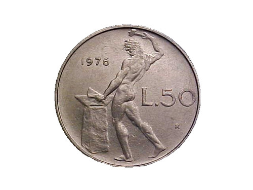 1976 italy lire 95 - 1976, 95.1