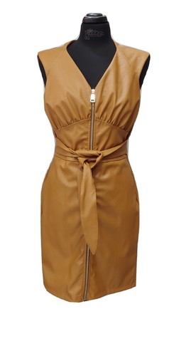 Abito donna tubino similpelle - donna,