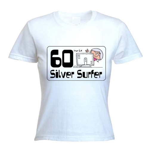 Argento surfer 60th compleanno - argento,