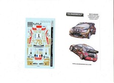 DECALS 1/43 CITROËN DS3 WRC - #1 - LOEB - RALLYE ALSACE 2013 - COLORADO  43237