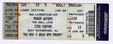 Biglietto Roger Waters 11/4/10