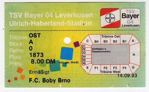 Biglietto bayer leverkusen - biglietto, ec