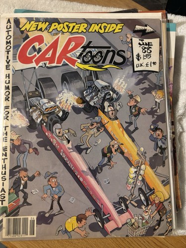 Vintage car toons magazine - vintage,