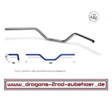 Manubrio LSL HIGHSIDER 22mm 7/8" FLAT TRACK L14 CROMO Chopper Custom Bike