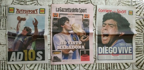 Lotto giornali diego armando - 3,