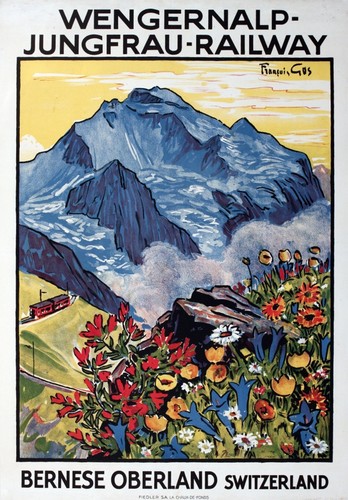 Affiche poster bahn suisse - poster,