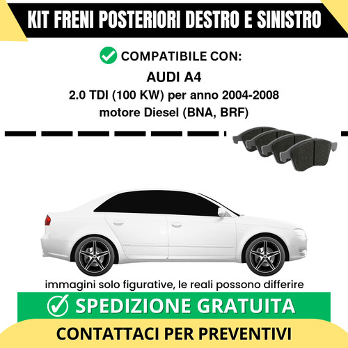 Pastiglie freno posteriori - pastiglie,