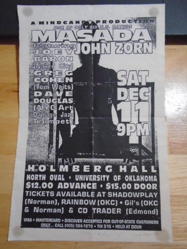Raro john zorn masada tour - raro,