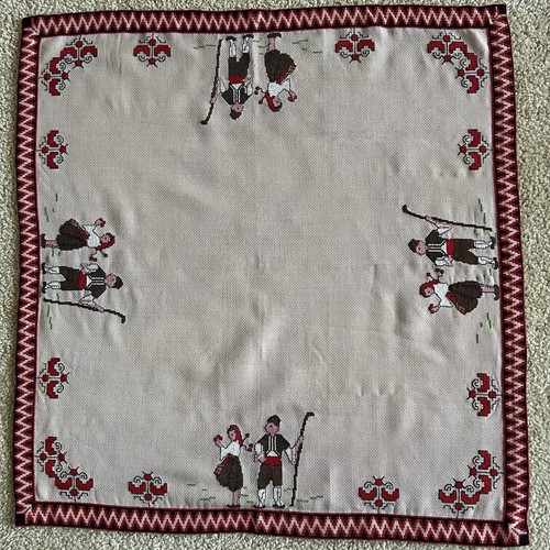 Vintage tovaglia ricamata - vintage,