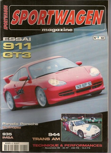 Sportwagen porsche 996 gt3 - 62,