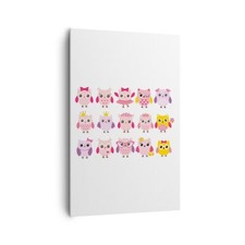 Quadro su Tela 80x120cm Gufo