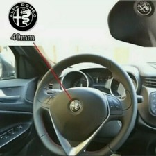 Stemma Volante 40mm PER ALFA ROMEO 147 156 159 GIULIETTA MITO NERO BLACK