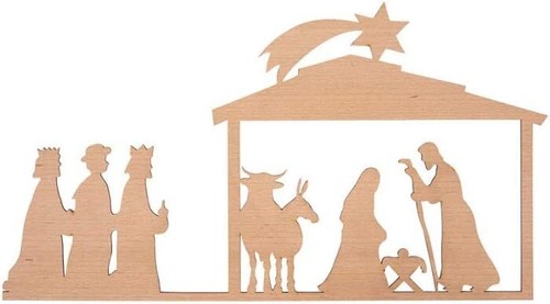 Ruote quadro presepe - quadro,