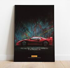 Poster Ferrari F40 x Pirelli