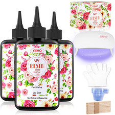 Kit De Resina Uv De 10.58 Oz