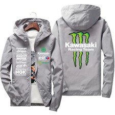 Giacca Kawasaki Monster – Look Aggressivo e Spirito Racing GRIGIO 