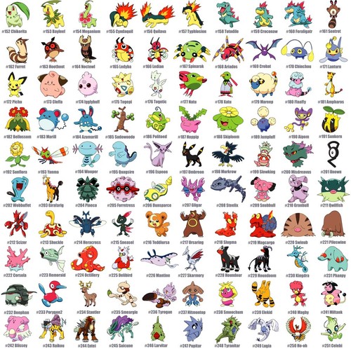 Pokemon gen johto elenco - 2,