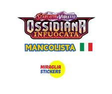 Mancolista OSSIDIANA INFUOCATA OBF Pokemon Collezione Carte COMUNI NM ITA