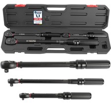 SET CHIAVI DINAMOMETRICHE 5-25Nm 10-60Nm 20-200Nm 3 pz 1/4" 3/8" 1/2" CHIAVE