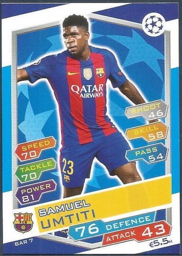 Topps match attax - match, champions