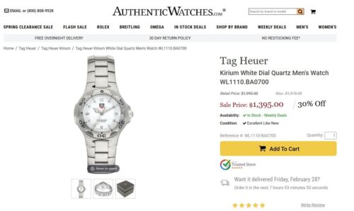 Orologio tag heuer uomo kirium - orologio,