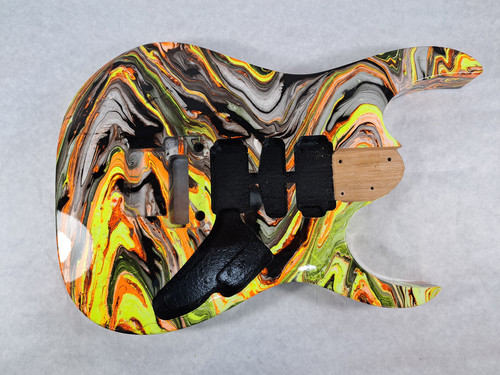 Corpo chitarra multicolor - chitarra,