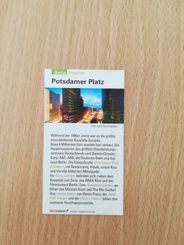 Berlin tiergarten potsdamer - berlin,